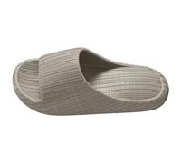 Tongs de bain pour femme - Pieds larges - Chaussures de bain antidérapantes - Chaussures de douche à orteils ouverts - Chaussons d'été légers à enfiler - Sandales plates - Sandales de douche