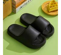 Tongs de couple polyvalentes mode 2025 en EVA, en une seule pièce, lacets simples et élégants, texture solide, semelles épaisses confortables et antidérapantes, motif vague net et élégant, convient po