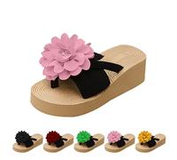 Tongs de plage pour femme avec fond épais creux chaussures décontractées légères et confortables avec coussin doux à clip Sandales confortables antidérapantes pour femme avec soutien de la voûte