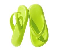 Tongs d'été douces pour femme, homme, maison, piscine, plage, douche, antidérapantes, chaussures unisexes, chaussures confortables, chaussures originales en caoutchouc de massage 2025, vert, 37/38 EU