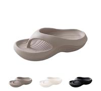 Tongs d'été pour femme, pour le sport, la douche, la piscine, la plage, les hommes, en EVA, avec support de la voûte plantaire, semelle en caoutchouc, orthopédique, plage / piscine, gris, 38 EU