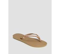 Tongs Dorées Pour Femmes Havaianas Slim Luxury Aqua 4149965-rosegold