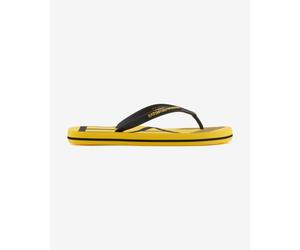 Tongs EA7 Water Sport Oversize Logo jaune noir - 40