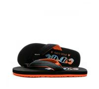 Tongs enfant Cool Shoe DONY BOY - Noir et Orange - Entre-doigt en nylon tissé - Semelle EVA 31 1/2