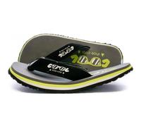 Tongs enfant Cool Shoe OS BOY - Gris et Vert - Entre-doigt en nylon tissé - Semelle EVA 29 1/2