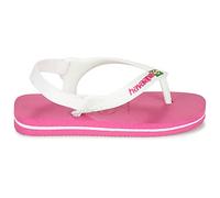Tongs enfant filles Havaianas BABY BRASIL LOGO II Rose 25 / 26