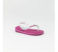 Tongs Enfant Havaianas Baby Brasil Logo II Rose en Caoutchouc 21