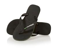 Tongs Enfant - Havaianas - Brasil Logo - Noir - Entre doigt - Plat 35/36