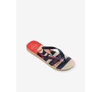 Tongs enfants Top Nautical beige imprimé 30