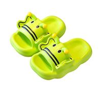Tongs épaisses pour femme - Pour l'intérieur et l'extérieur - Antidérapantes - Pantoufles cool - Pour fille - 37, vert, 33 EU