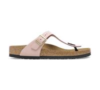 Tongs femme Birkenstock Gizeh Nubuck Leather Rose 38
