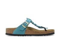 Tongs femme Birkenstock Gizeh Oiled Leather Vert 43 Étroit