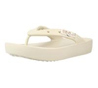 Tongs Femme - Crocs 123152 - Beige - Semelle en Gomme - Fabriqué en Chine 41/42