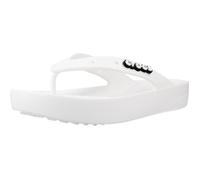 Sandales et nu-pieds Crocs Classic Platform Flip W Whi pour Femme 41 - 42 Blanc