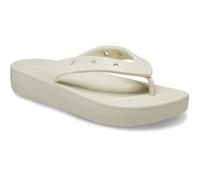 Crocs Femme Classic Platform Flip W Tongs, Bone, 42/43 EU
