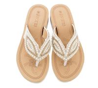 Tongs Femme de Plage Havaianas Ete Antidérapant Flip Flops Plates Confortable - Blanc - Adulte 36