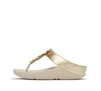 FitFlop Tongs HALO BEAD-CIRCLE METALLIC Femme Beige 37