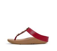 Fitflop Halo Bead Circle Metallic Toe Post Sandals Rouge EU 41 Femme