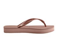 Havaianas – Tongs Slim Flatform – Plateforme 2,5 cm, Fines lanières – Femme 35/36 Rose