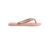 Tongs - Havaianas - Slim Glitter II - Rose - Femme - Caoutchouc - A enfiler 43/44