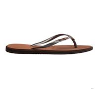 Tongs femme - HAVAIANAS - Slim Point - Couleur marron foncé - Confort léger - Style moderne 37/38