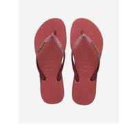 Tongs femme Havaianas Slim Sparkle II Rouge 39/40