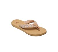Tongs femme Roxy Porto Raffia Marron 38