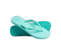 Superdry Tongs classiques vintage pour femme, aqua, Large
