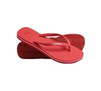 Superdry Tongs classiques vintage pour femme, Varsity Red, Small