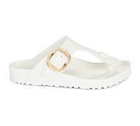 Claquettes Birkenstock Gizeh Big Buckle largeur normale blanc femme - 38