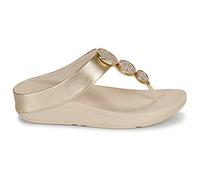 Tongs femmes FitFlop HALO BEAD-CIRCLE METALLIC Beige 39