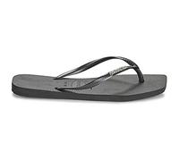 Tongs femmes Havaianas SLIM SQUARE LOGO METALLIC Noir 39 / 40