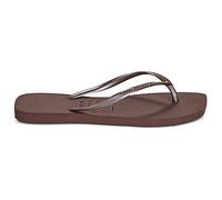 Tongs femmes Havaianas SLIM SQUARE Marron 39 / 40