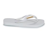 Tongs femmes Havaianas TOP LOGO METALLIC Blanc 35 / 36