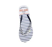 Tongs femmes Pepe Jeans ref 52988 Rake Sailor Silver 39