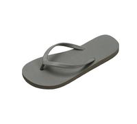 Tongs fines pour femme - Sandales plates pour femme - Convient pour l'été, la salle de bain, la plage, la piscine, la lumière - Tongs basiques en caoutchouc souple - Sandales plates pour femme, gris