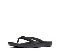 Fitflop iQUSHION Tongs texturées pour homme Noir Pointure 42, tout noir, 42 EU