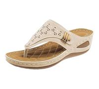 Tongs Fleurs 3D Femme Résistants en Cuir PU Sandales Compensées Élégantes Claquettes Décontractées Talon Compensé Semelles Souples Confortables Tendance Et Chic Légères Chaussures De Plage