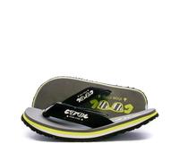 Tongs enfant Cool Shoe OS BOY - Gris et Vert - Entre-doigt en nylon tissé - Semelle EVA 29 1/2