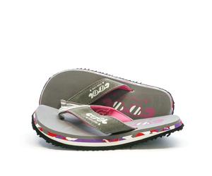 Tongs Grise/Rose Fille Cool Shoe Eve Slight Gris 31.5fr