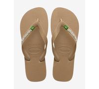 Tongs Havaianas Brasil Logo 2022 beige blanc - 35-36