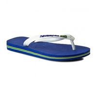 Havaianas Tongs Brasil Logo – Confortables, semelle antidérapante, lanières drapeau Brésil, Unisexe