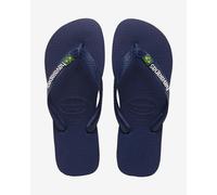 Tongs Havaianas Brasil Logo bleu marine - 33-34