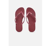 Tongs Havaianas Hav. Slim Logo Metallic W pour Femme 35 - 36 Bordeaux