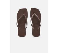 Tongs Havaianas Hav. Slim Square pour Femme 35 - 36 Marron