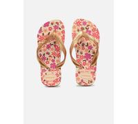 Tongs Havaianas Kids flores pour Enfant 31 - 32 Or et bronze