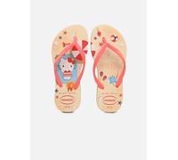 Tongs Havaianas Kids Slim Hello Kitty pour Enfant 23 - 24 Or et bronze