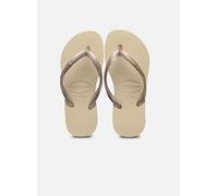 Tongs Havaianas Kids Slim pour Enfant 27 - 28 Or et bronze
