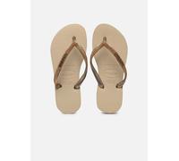 Tongs Havaianas Slim Glitter II pour Enfant 27 - 28 Beige