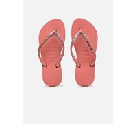 Tongs Havaianas Slim Glitter II pour Enfant 33 - 34 Rose